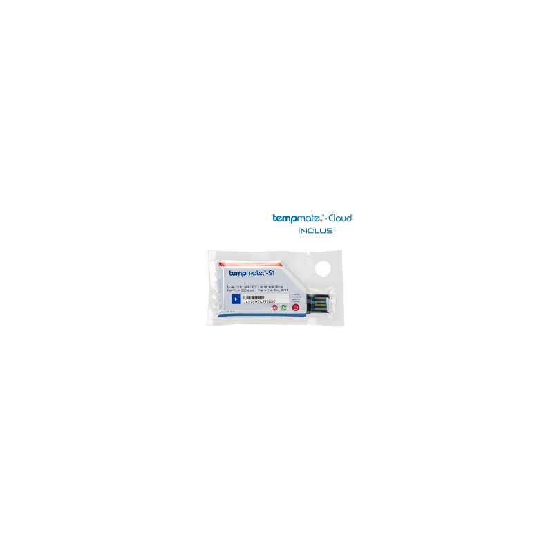 Enregistreur de température TempMate M1 - Razilab Vente Consommable,  instruments et équipement de laboratoire